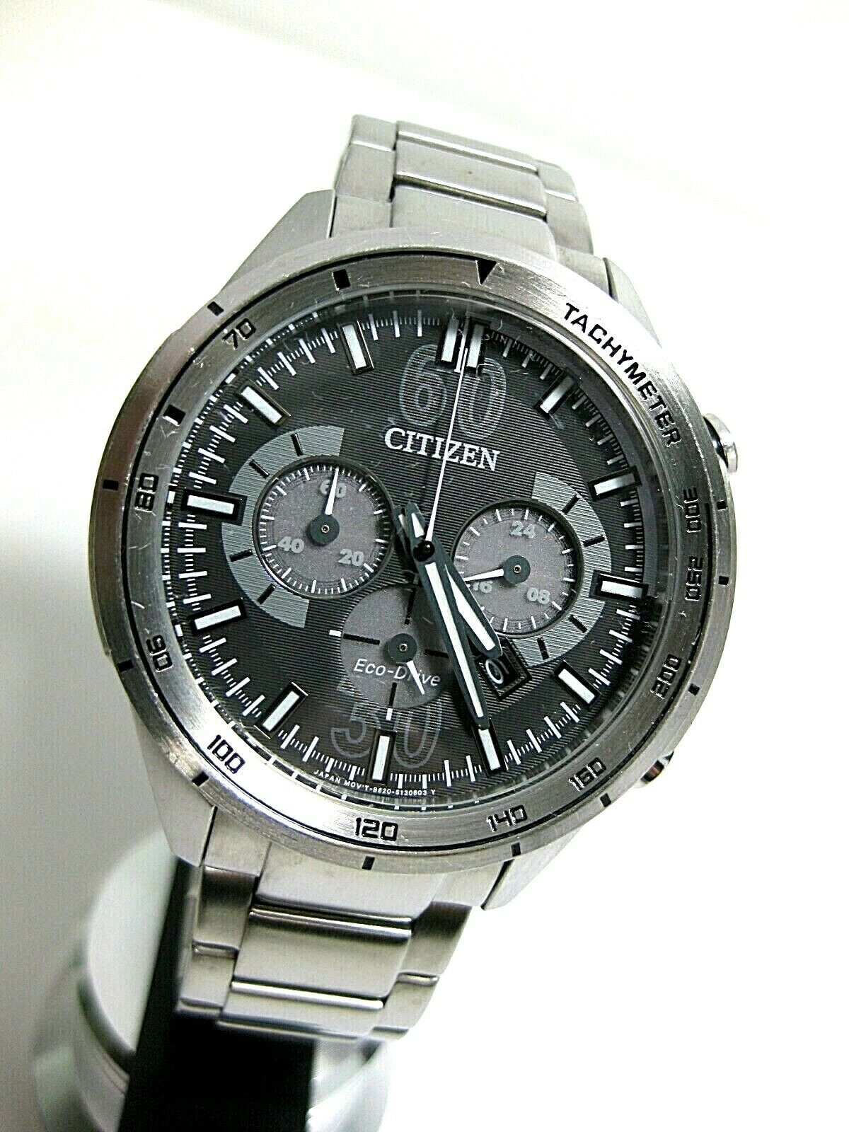 Citizen B620-S091349 Stainless Steel Box Eco-Drive Solar Mens