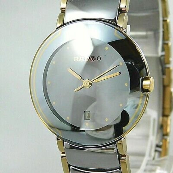 時計 770273/RADO DIASTAR 129.0327.3 RADO DIASTAR 129.0327.3 CERAMICS UNISEX GOLD SILVER VINTAGE WATCH