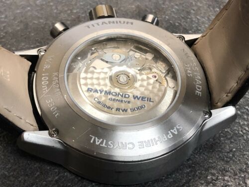 RAYMOND WEIL 7745 Titanium FREELANCER Automatic Chronograph Watch