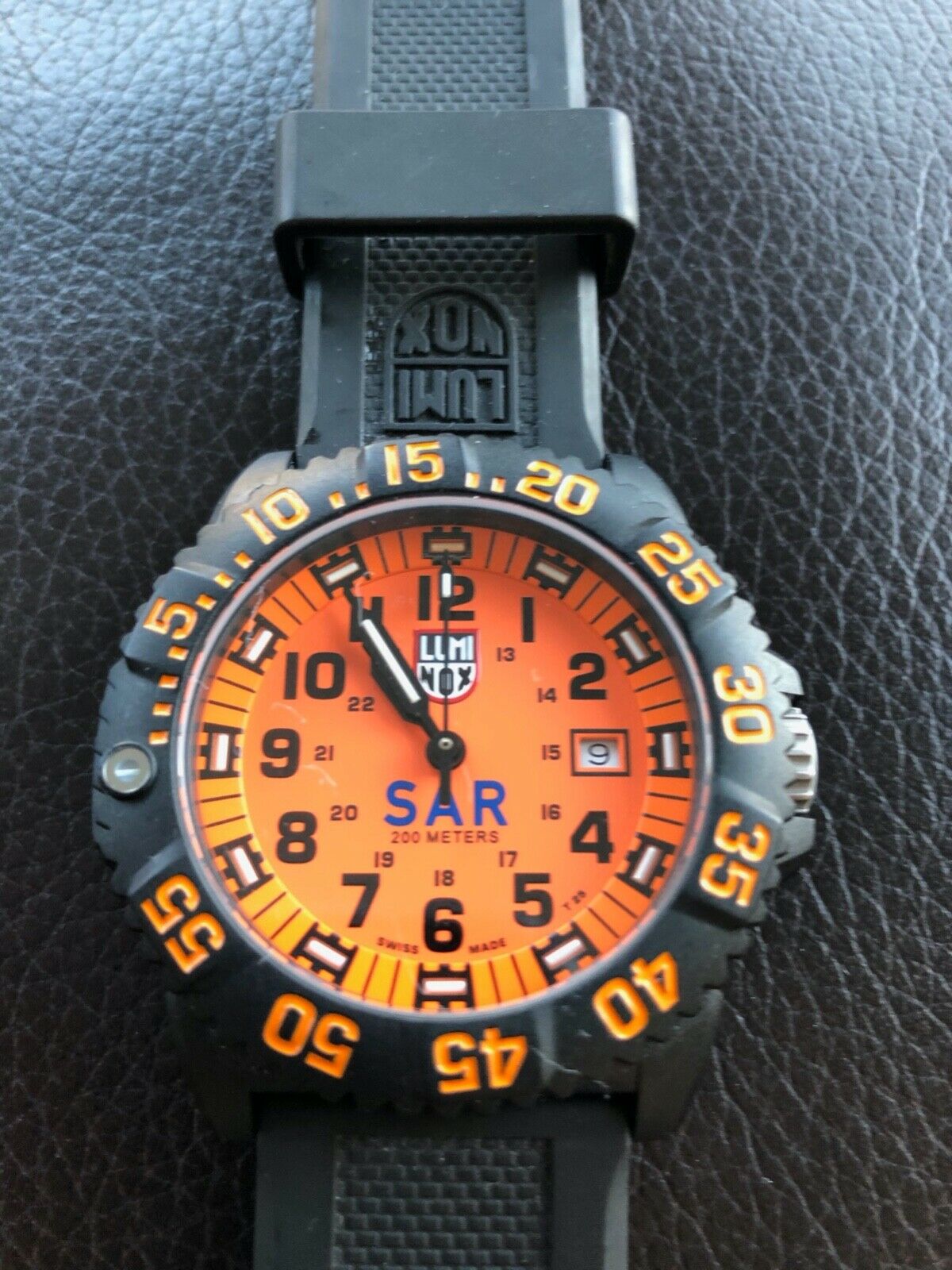 Luminox Series 3050 / 3950 SAR, 200 meter carbon watch - orange
