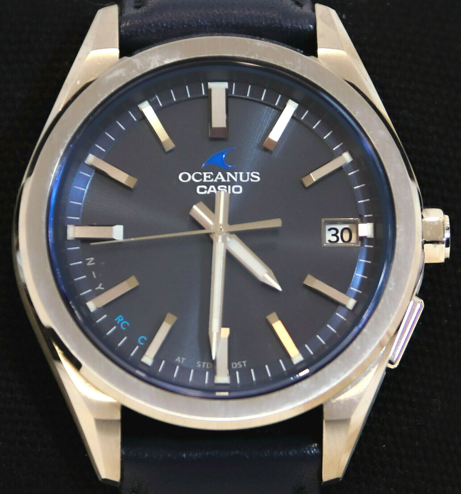 Casio Oceanus OCW-T200SLE-2AJR Bluetooth Watch, Leather Straps 