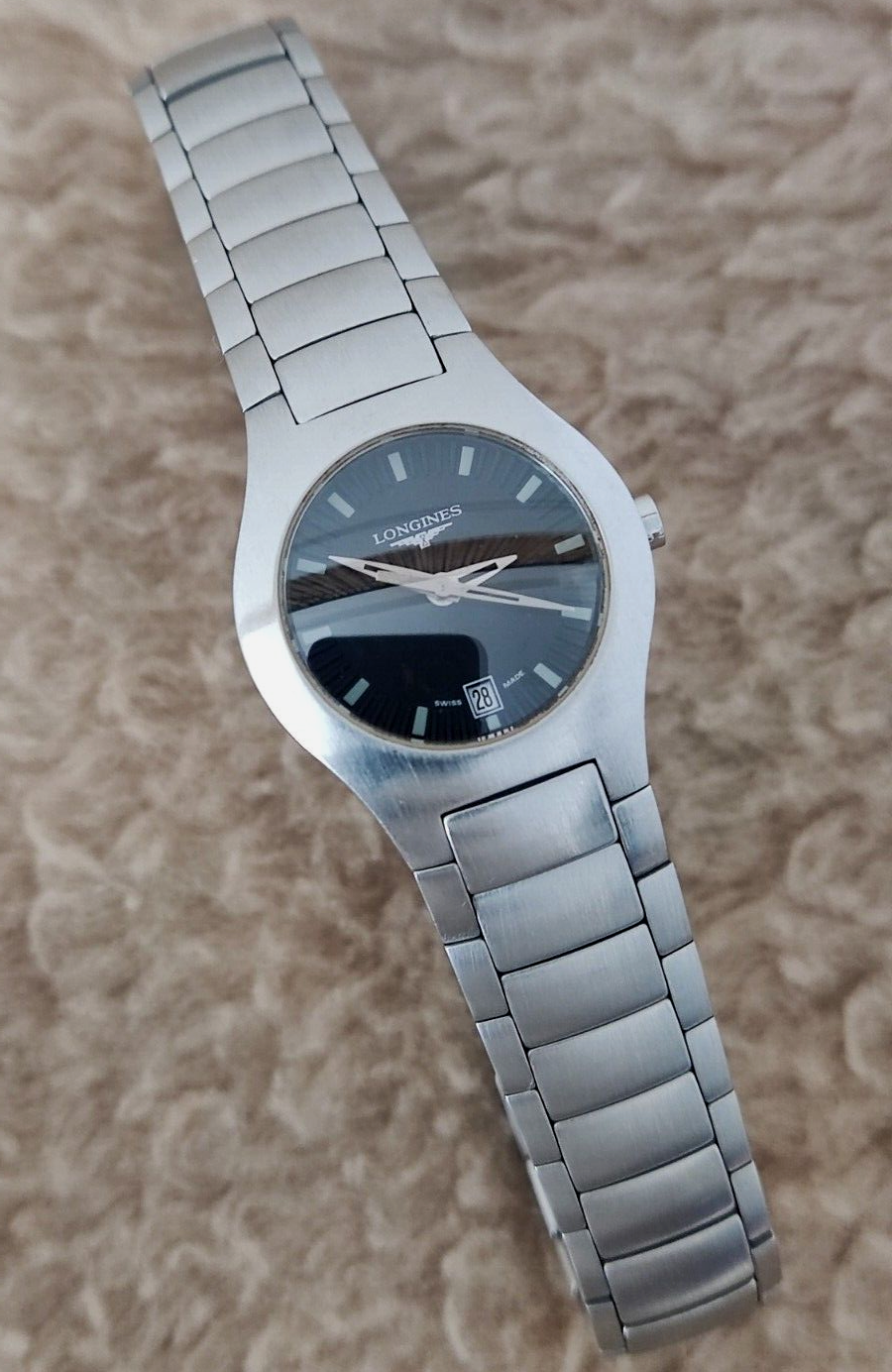 Longines OPPOSITION L3.117.4 Satin Dial Stainless steel Quartz