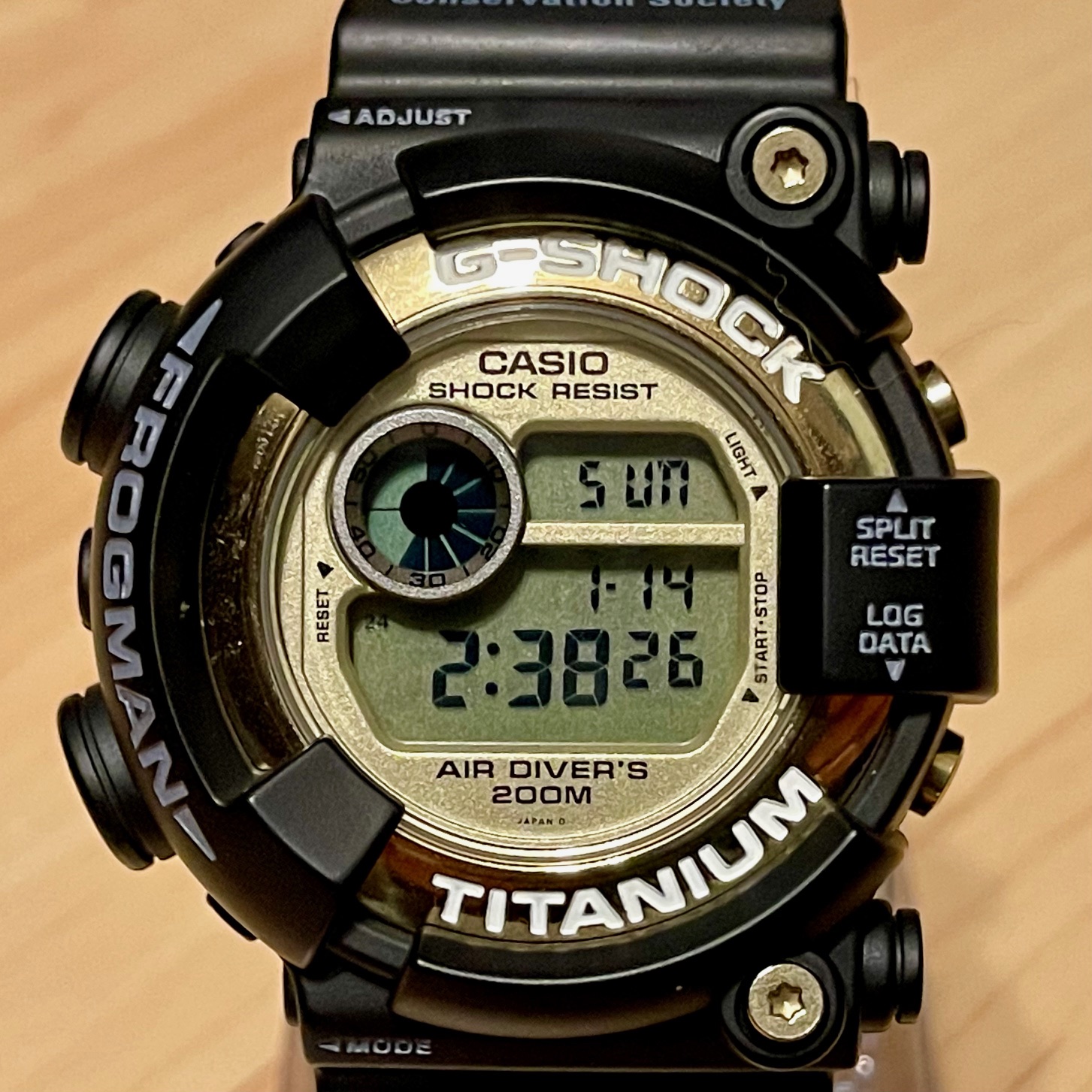 WTS] Casio G-Shock DW-8201WC-9T WCCS Frogman Black & Gold 