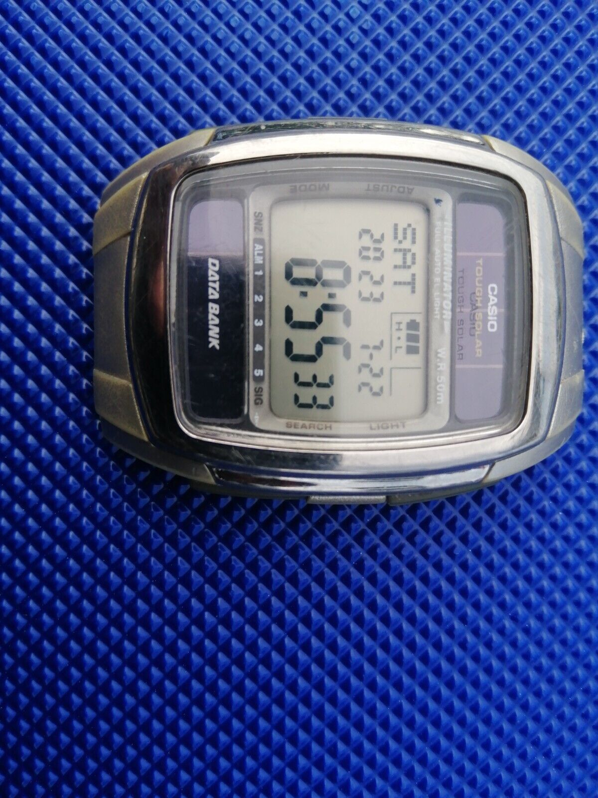 Casio tough solar online data bank