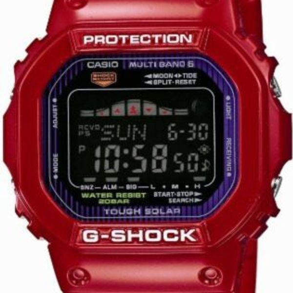 CASIO G-SHOCK G-LIDE GWX-5600C-7JF Radio Solar Tide Moon Graph Watch main image 0