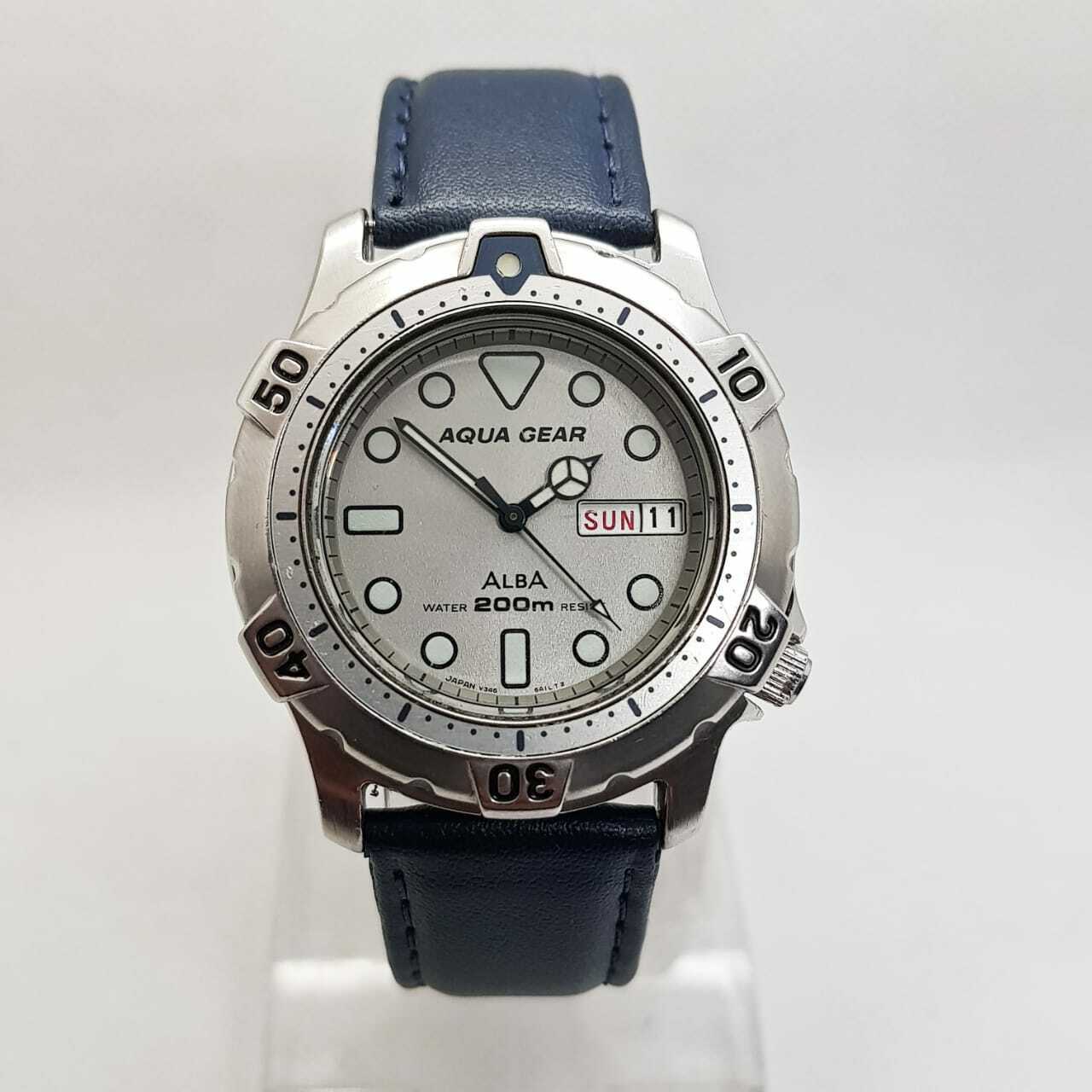 Seiko Alba Aqua Gear 200m Rare Men's Watch V346-6A10