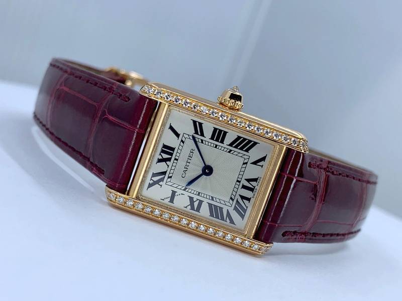 Cartier Tank Louis Rose Gold Mechanical Ladies Watch Buy at TrueFacet