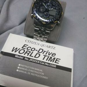 Citizen Watch Blue Angel SkyHawk World Time C300-Q00B42 with