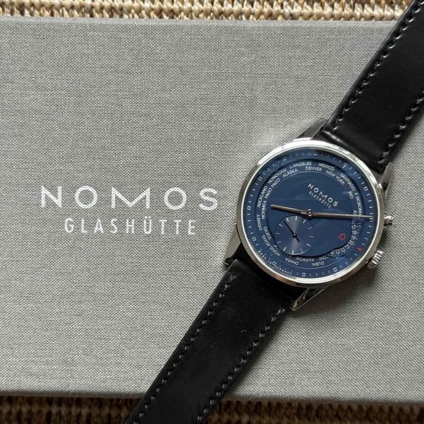 [WTS] NOMOS Zurich Worldtimer Midnight Blue 40mm Ref 807 $3400 ...