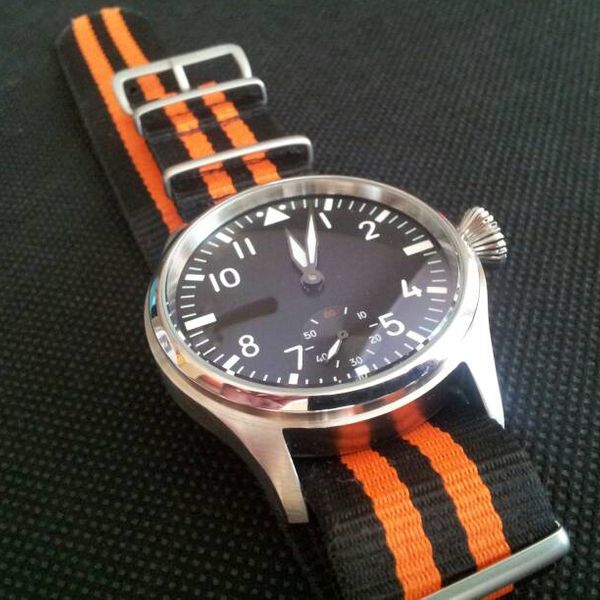 SOLD!!! Parnis 47mm hand wind Pilot... WatchCharts
