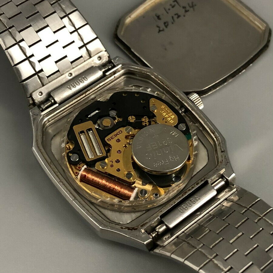 Vintage 1981 SEIKO KING TWIN Quartz 9223-5000 Original KQ Band