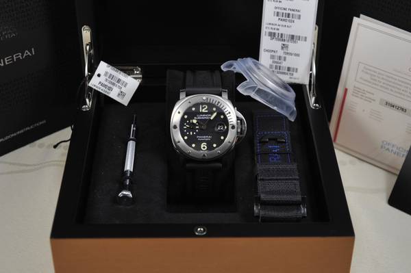 FS Panerai PAM 1024 Luminor Submersible Box and Papers