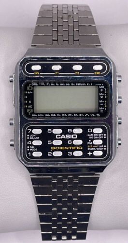 VINTAGE CASIO SCIENTIFIC CALCULATOR WATCH CFX-200 MADE IN JAPAN