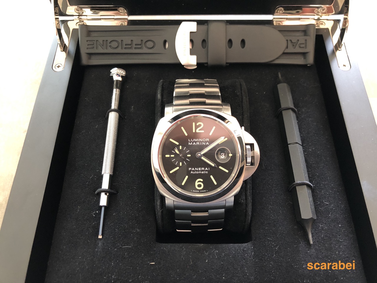 FS Panerai Luminor Marina PAM 299 O Series Complete Set Extra Straps WatchCharts Marketplace