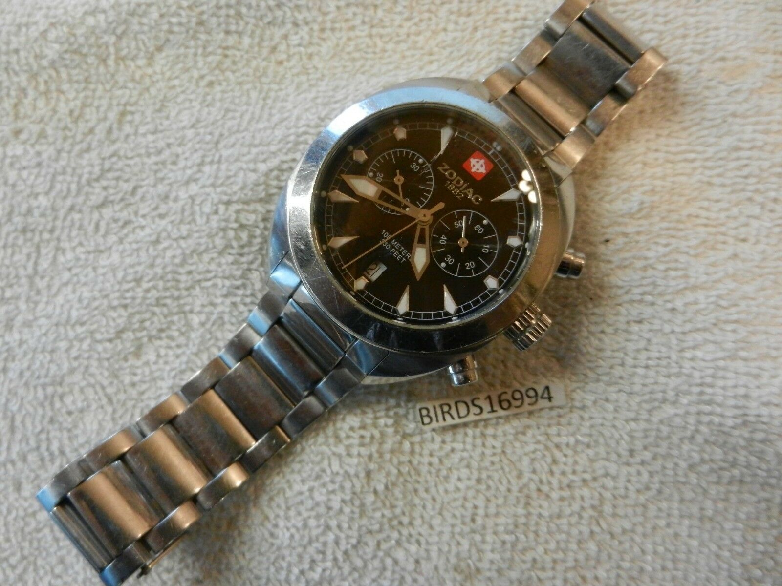 RARE DIVERS ZODIAC OLYMPUS WATCH ZO2700 CHRONOGRAPH SWISS MADE