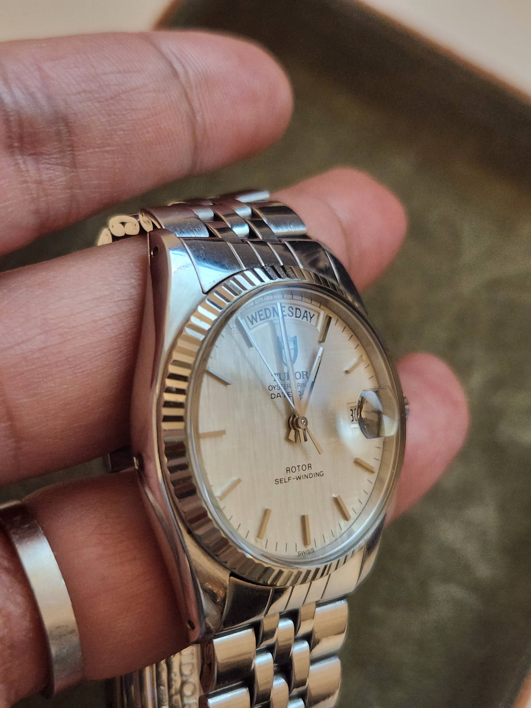 WTS] Tudor Date-Day ref. 94614 with Rare Linen Dial and June 2022