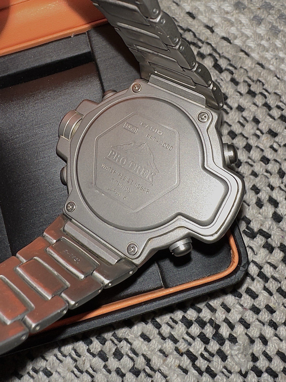 CASIO PRT 4000 FULL TITANIUM Triple Sensor â€¢ PROTREK â€¢ 1998 â
