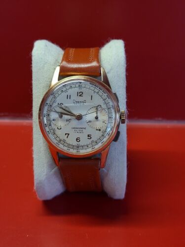 Belle ancienne montre homme Chronograph DREFFA GEN VE Suisse