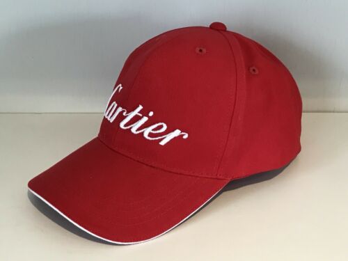 CARTIER RED Cap Hat Panthere Ballon Bleu Baignoire Crash Santos