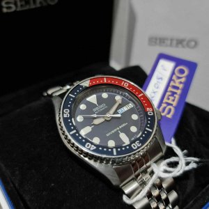 RARE Seiko SKX 015 BLUE DIAL! 7S26-0030 SKX013 mid-size divers watch MINT  38mm | WatchCharts