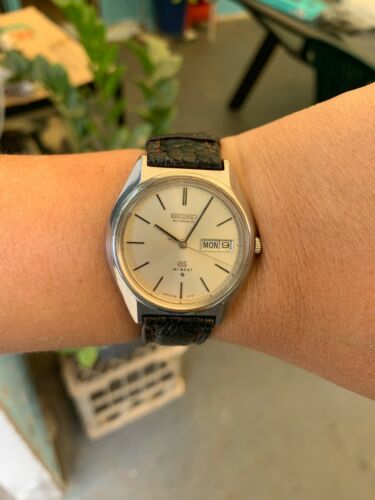 VINTAGE GS GRAND SEIKO HI-BEAT 5645-7011 AUTOMATIC WATCH! Just