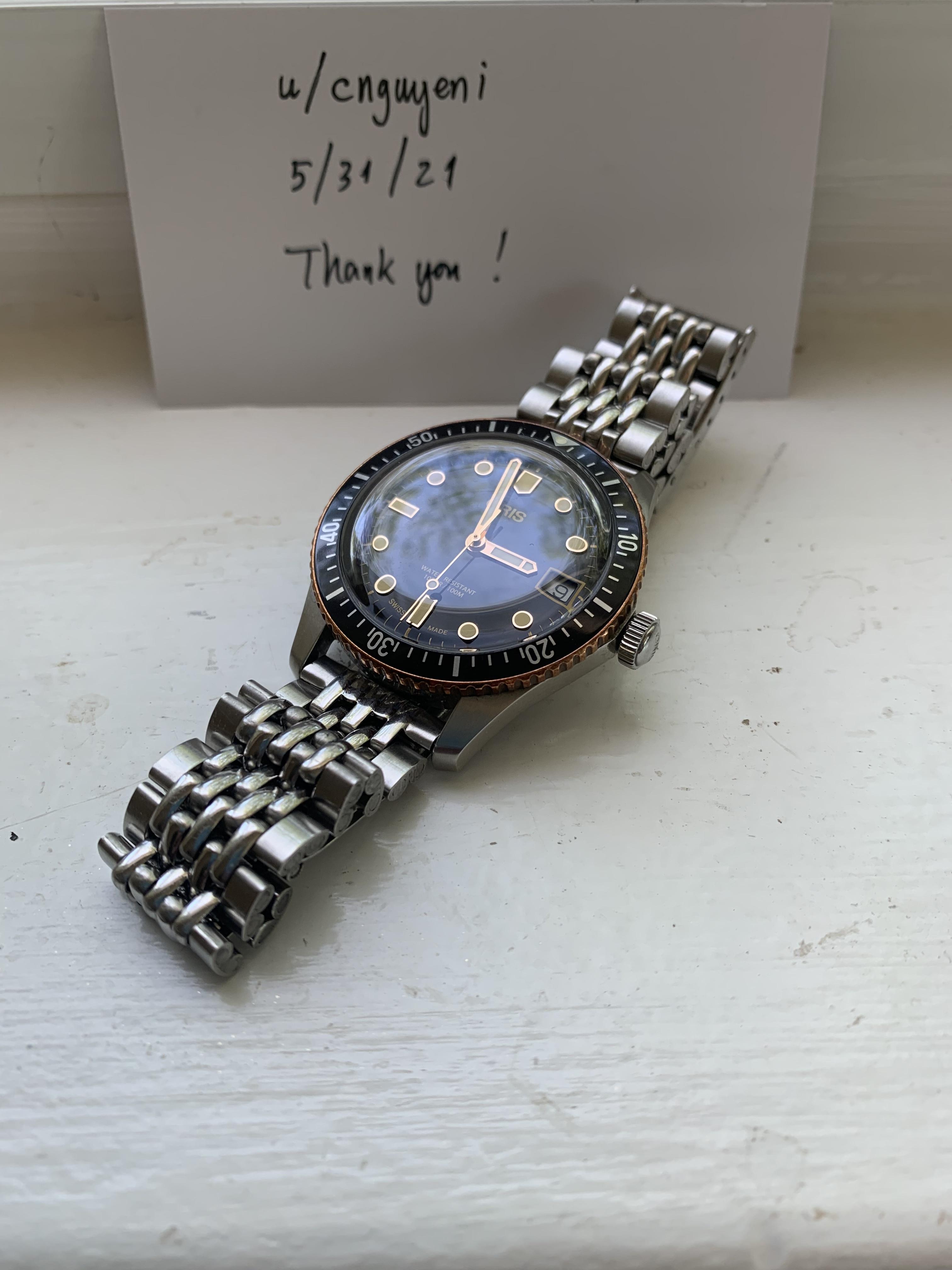 WTS Oris Diver 65 Bronze 36mm Priced to sell 895