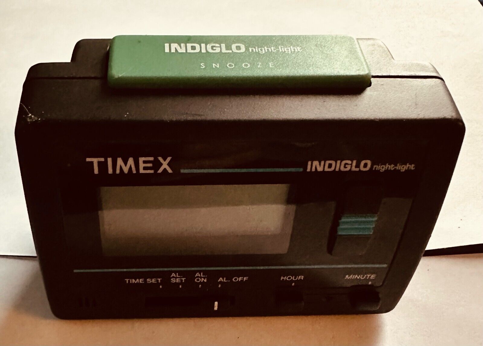 Timex travel alarm clock with indiglo night discount light