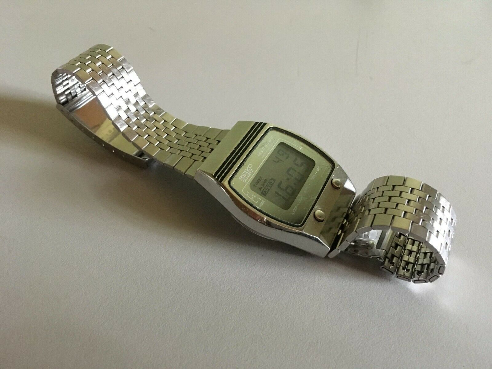 Vintage SEIKO A029-4000 digital LCD watch all original new