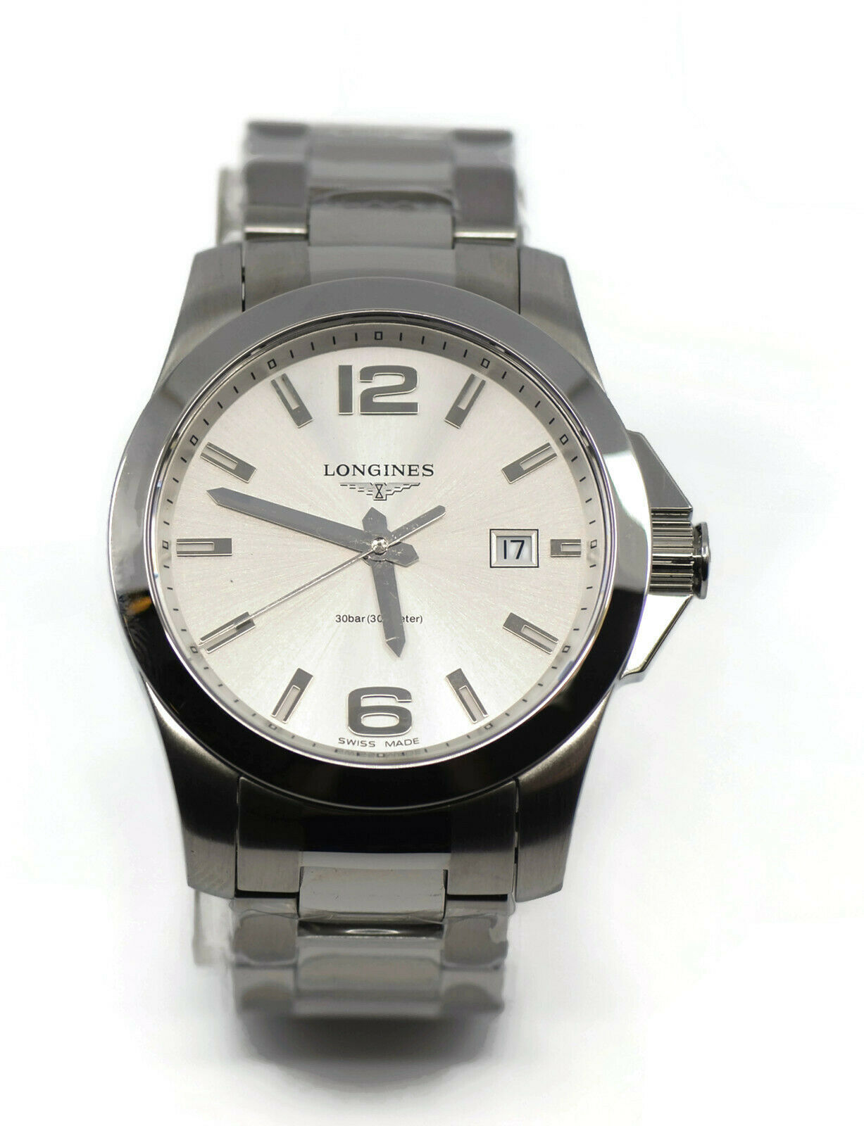 Longines Conquest Stainless Steel Watch L36594766