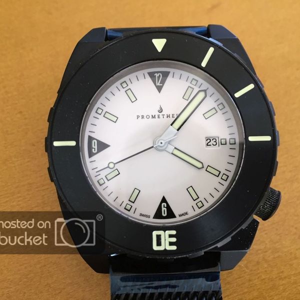 FS: NEW Prometheus Manta Ray Titanium DLC white dial | WatchCharts ...