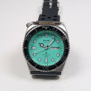 SPALDING / CITIZEN 3800-396910 Y DIVER Watch Japan