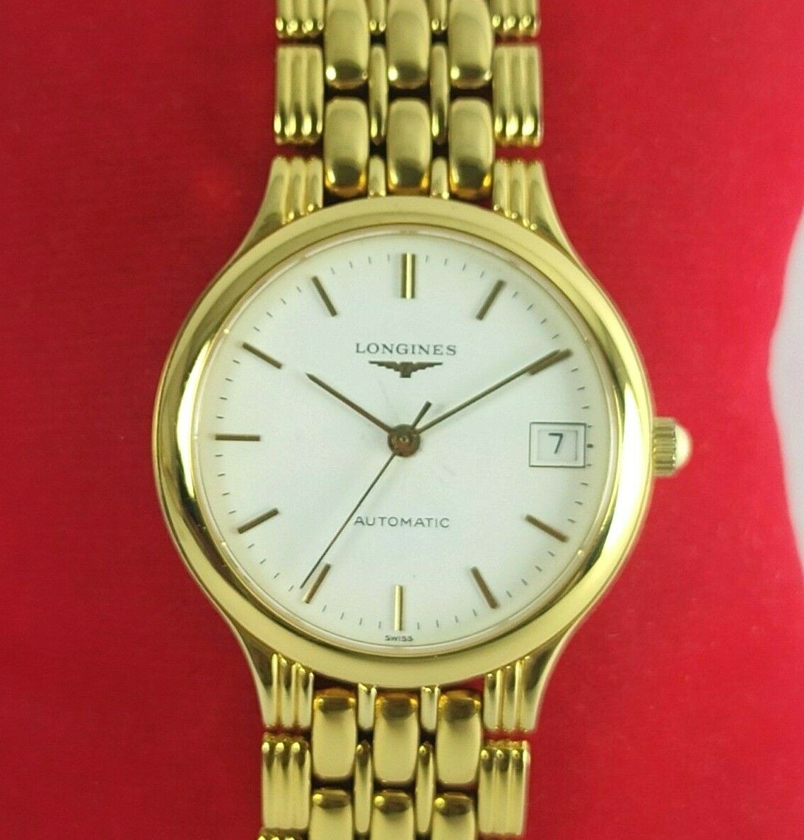 AUTHENTIC LONGINES PRESENCE AUTOMATIC L5 650 2 GOLD PLATED MEN S