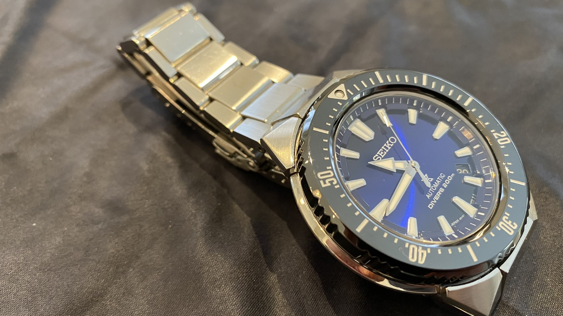 FS: SEIKO TRANSOCEAN SBDC047 BLUE 'RISING WAVE' | WatchCharts