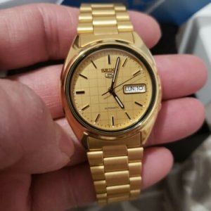 læbe Raffinere fax SEIKO 5 SNXL72 Gold Dial Stainless Steel SEIKO Automatic SNXL72-NEW???? |  WatchCharts