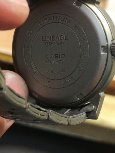 casio lineage titanium lin 166