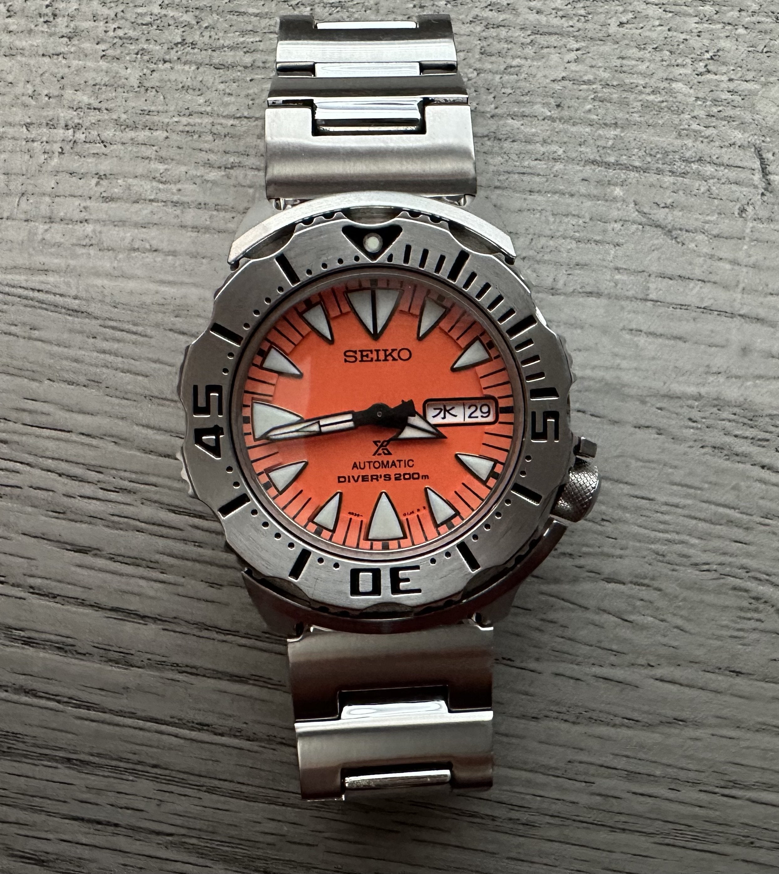 Seiko Orange Monster 2 Gen SRP309 WatchCharts Marketplace