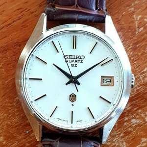 Seiko QZ Quartz 0922-8000 Vintage June 1977 Silver Dial Mens Japan