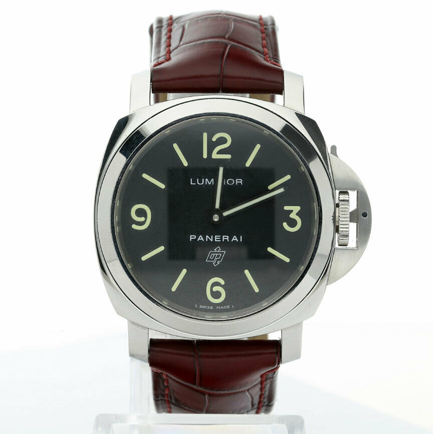 Panerai PAM01000 Luminor Firenze watch s. steel leather box