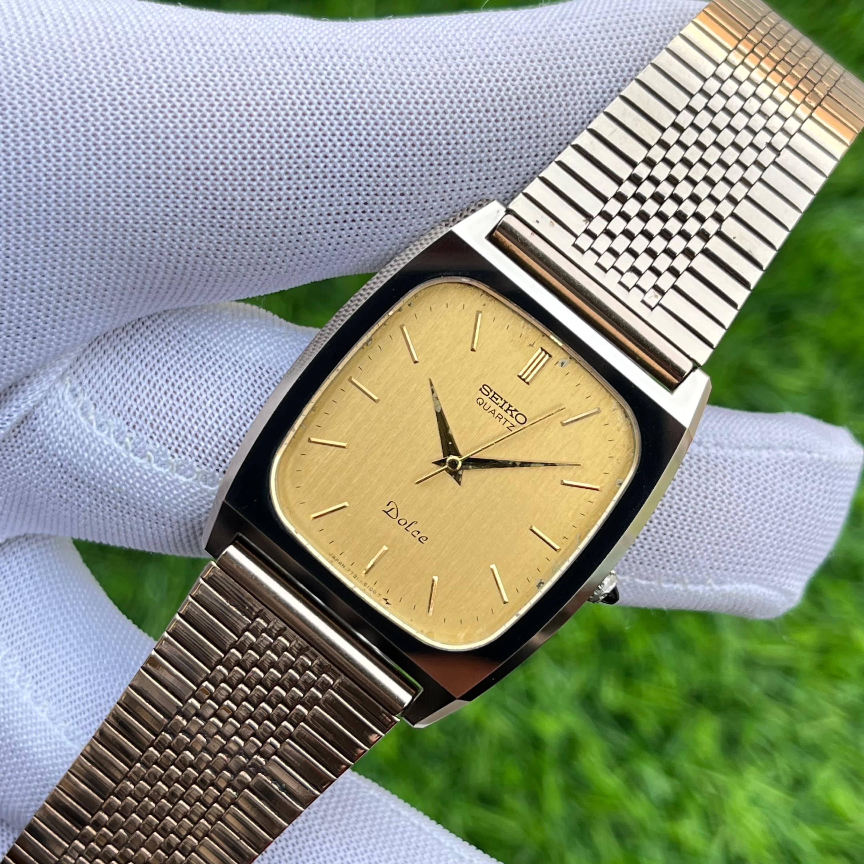 SEIKO DoLce ヴィンテージ クオーツ腕時計 6020-5940 SGP+PDP ST 