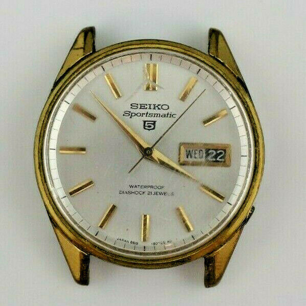 Mens Vintage Seiko 6619 8050 SGP Sportsmatic 5 Automatic 21J