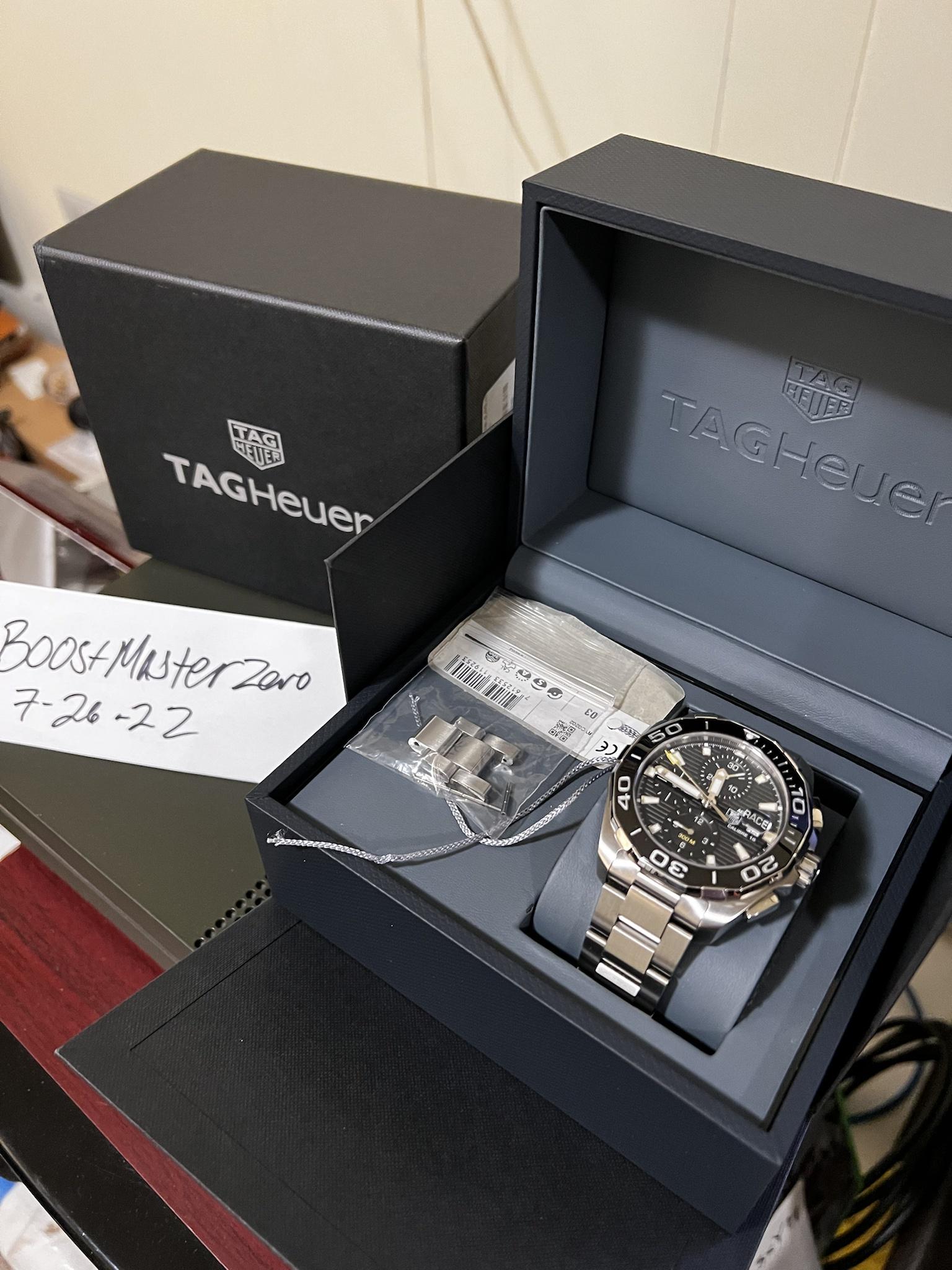 2 200 USD Tag Heuer Aquaracer Calibre 16 Chronograph Liike New