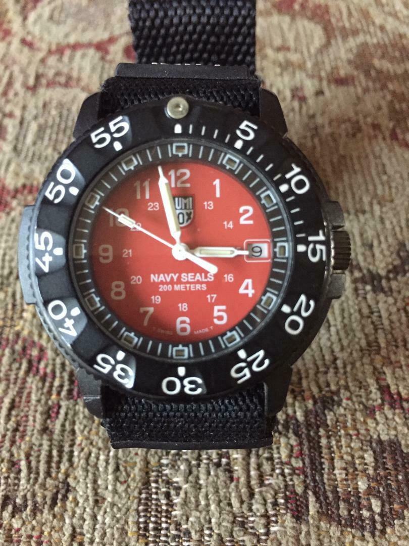 Luminox NAVY SEAL Watch Series 3000 Red | WatchCharts Marketplace