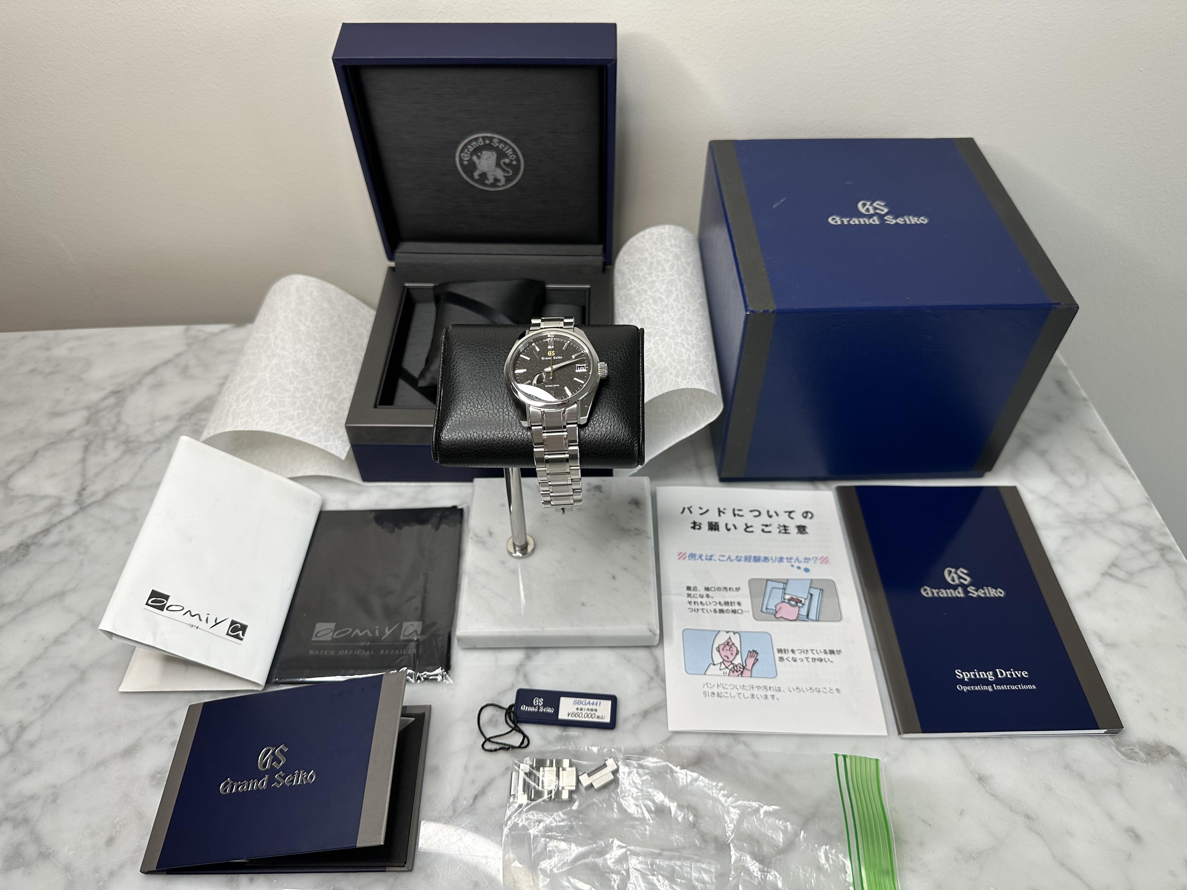ゲーフラ WTS] Grand Seiko Black Snowflake 1 of 38 ref. SBGA441 : r