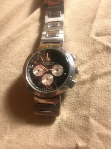 Rare 8/999 Bulgari Bvlgari BB33SS L810521 Stainless Steel