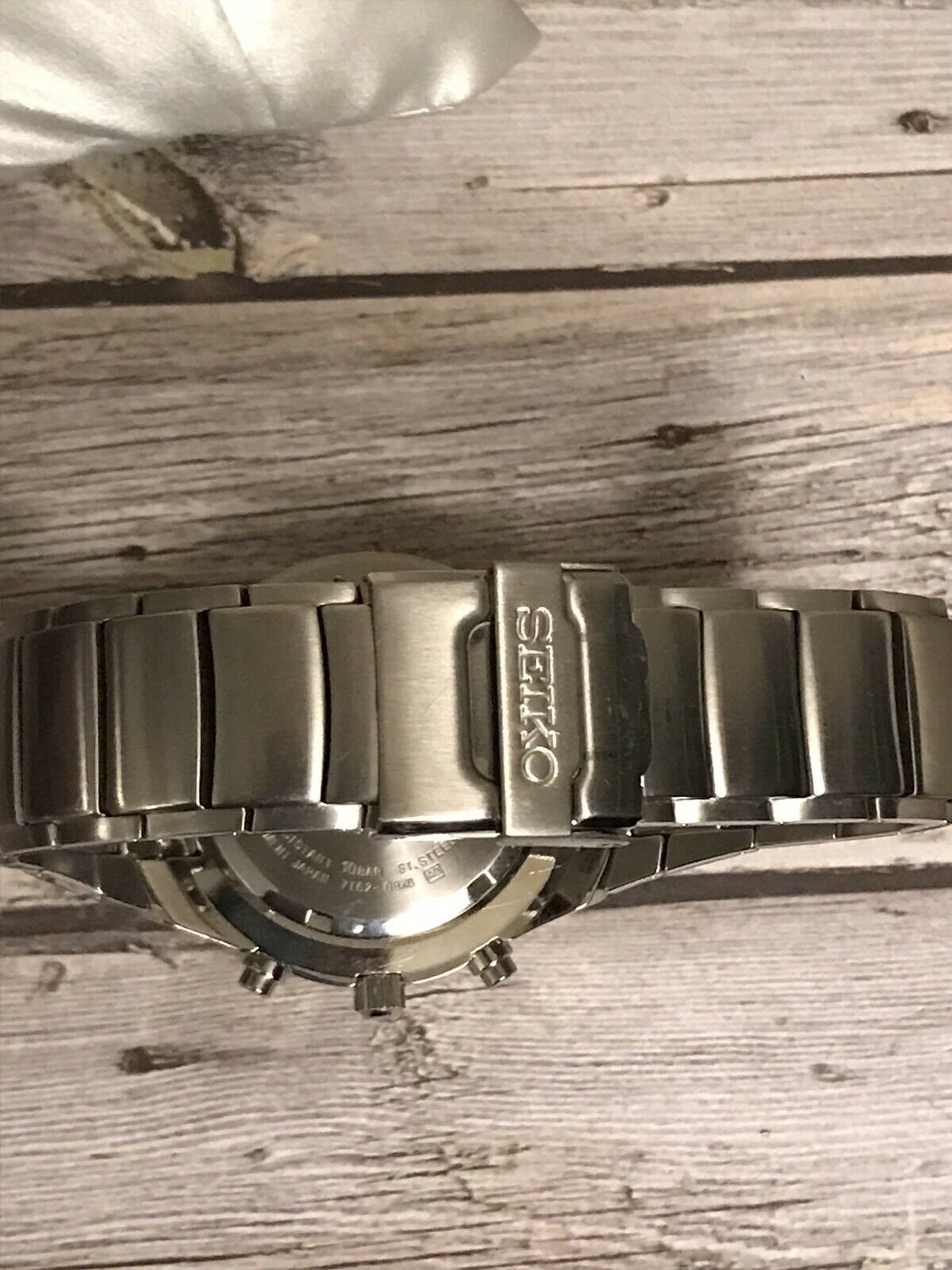 SEIKO CHRONOGRAPH WATCH 100m ALARM JAPAN 7T62-OBXO | WatchCharts