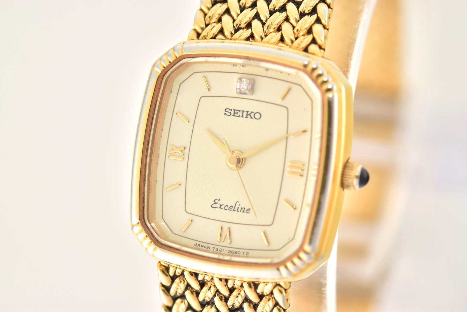 SEIKO セイコー エクセリーヌ 18KTベゼル 7321-0450 SEIKO セイコー エクセリーヌ 18KTベゼル 7321-0450 ☆セイコー