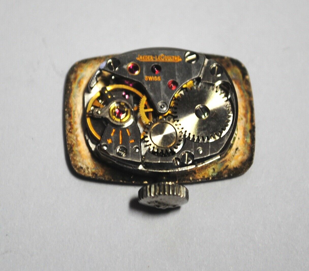 Vintage Jaeger LeCoultre K 840 Lady Watch Movement Dial 17