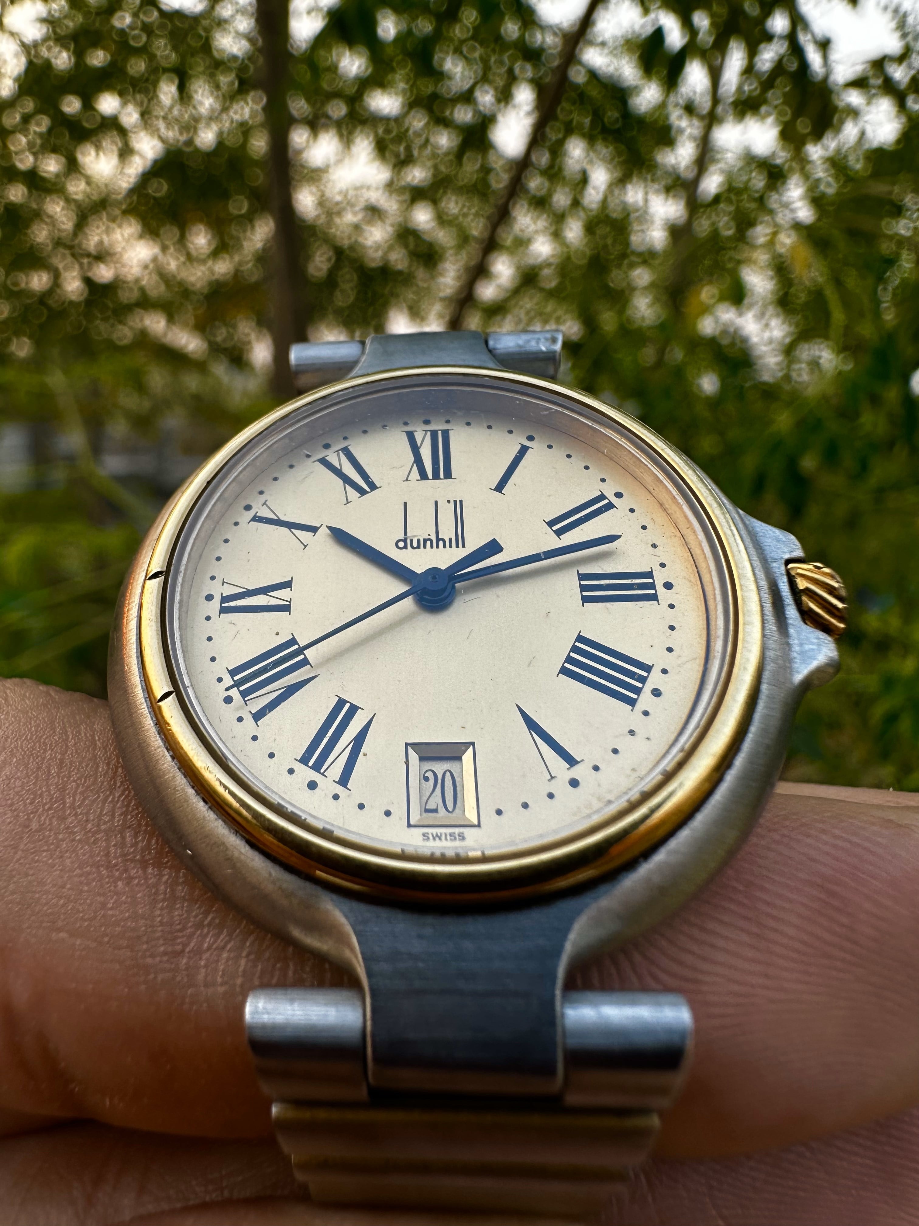 WTS Vintage Alfred Dunhill Millennium ETA 955.412 1980 s Swiss Quartz 180 USD ONLY WatchCharts