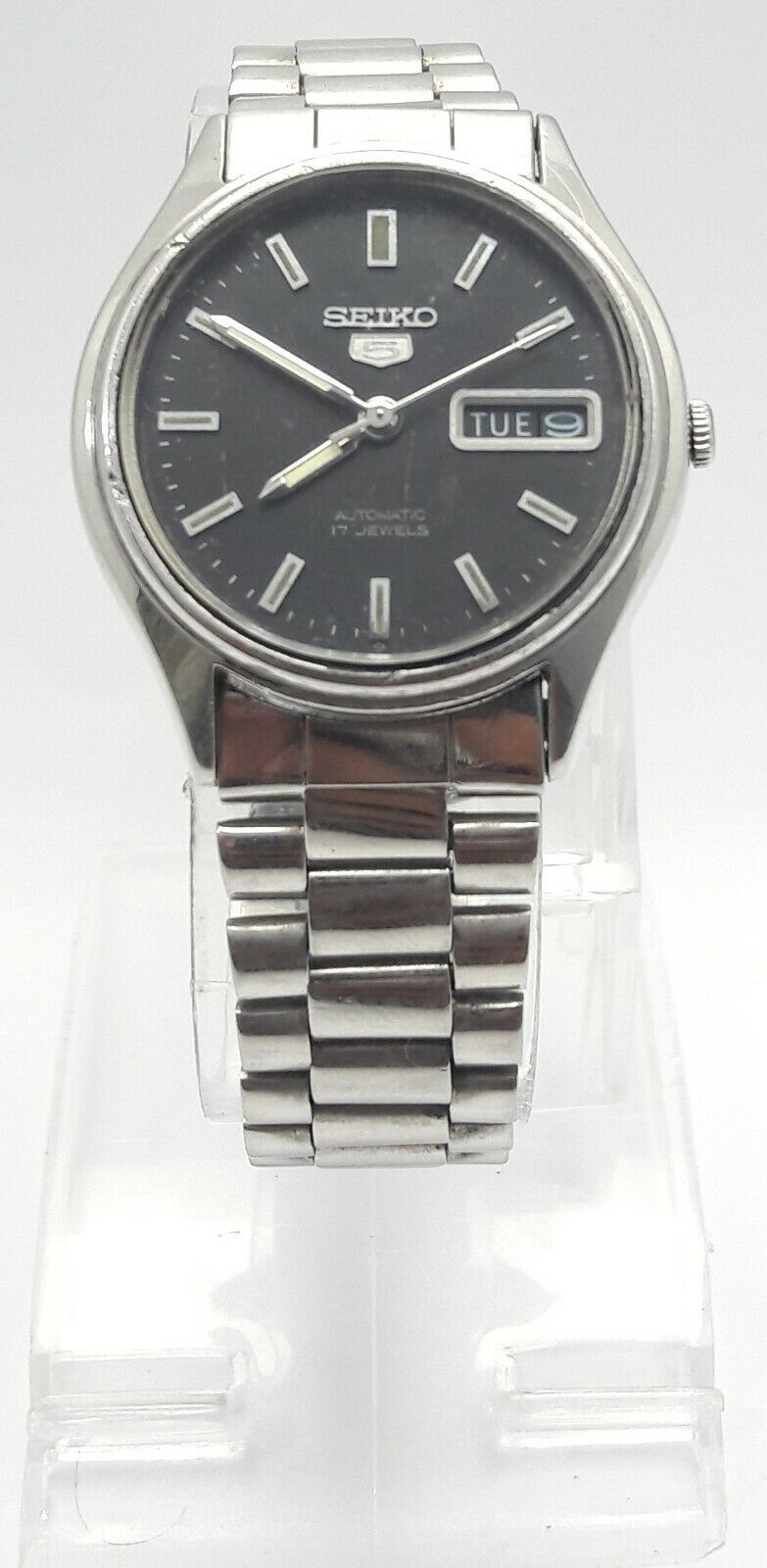 VINTAGE SEIKO 5 6309 8890 A2 AUTOMATIC 17J JAPAN MEN S WATCH 1764