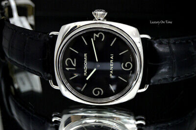 MEN S PANERAI RADIOMIR STAINLESS STEEL OP6644 PAM210 BLACK DIAL